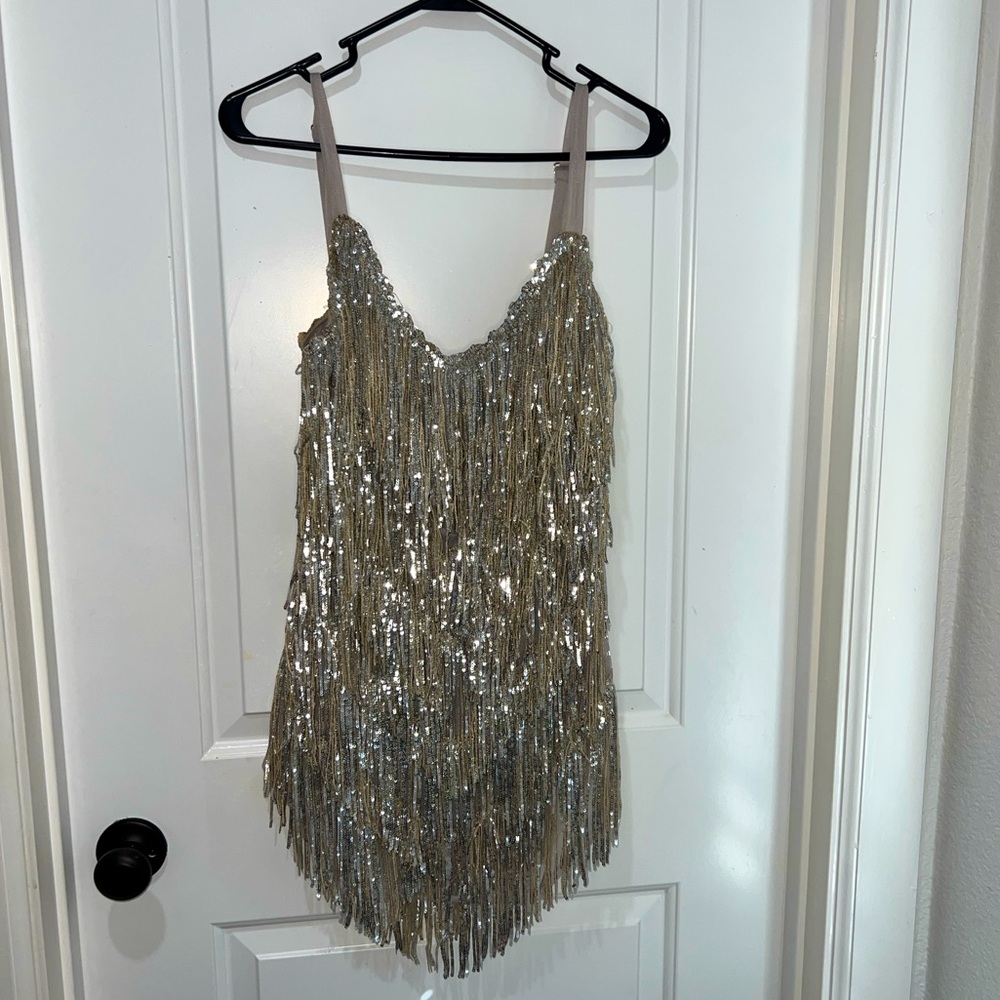 Fringe Mini Dress